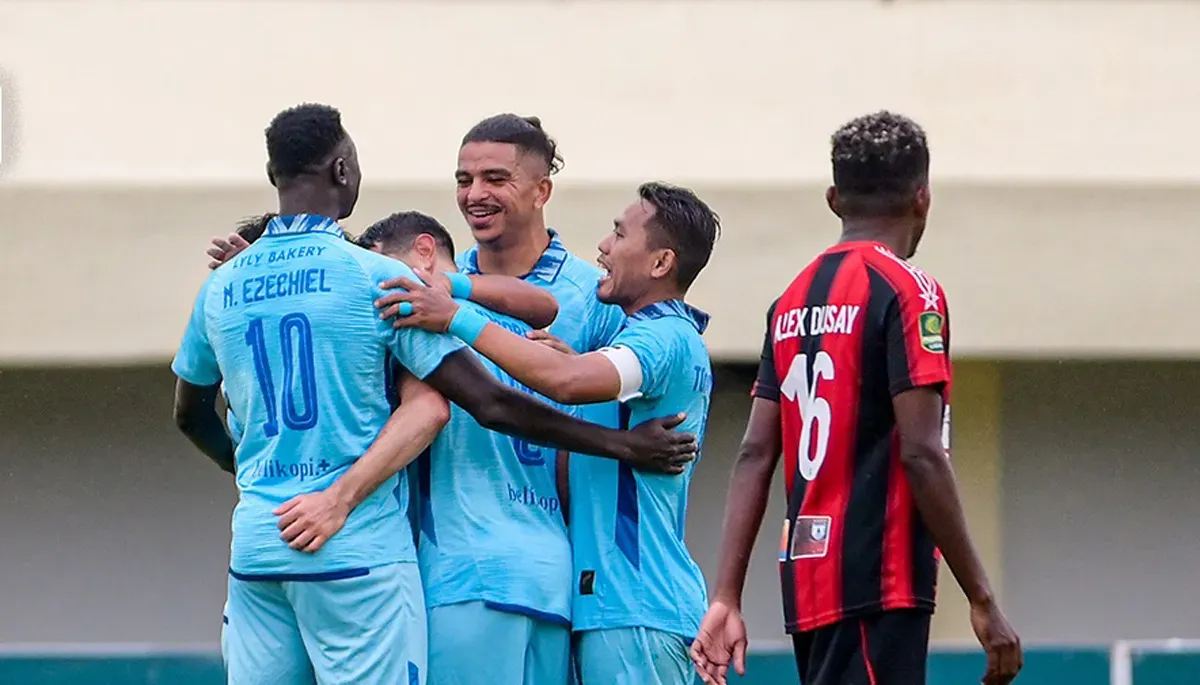 Hasil pertandingan Liga 2, 10 pemain Persela Lamongan mengalahkan Persipura Jayapura. (Sumber: Instagram @perselafc)