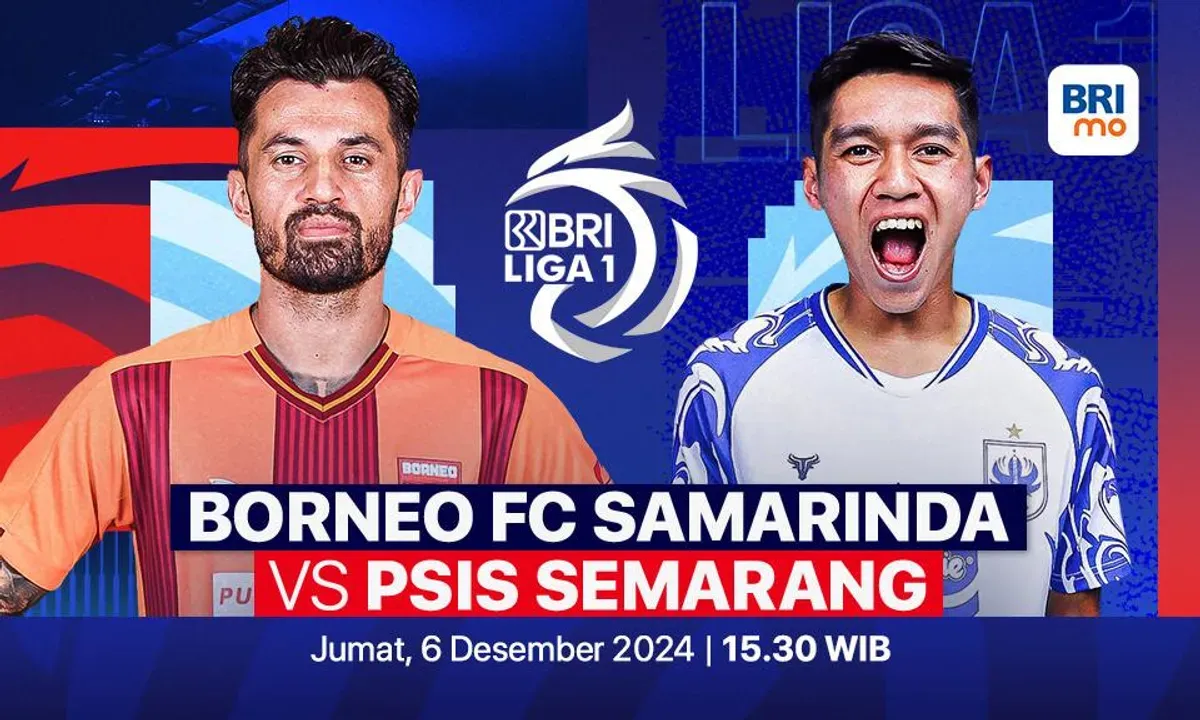 Streaming pertandingan antara Borneo FC Samarinda vs PSIS Semarang di pekan ke-13 Liga 1 2024-2025.  (Sumber: Vidio)