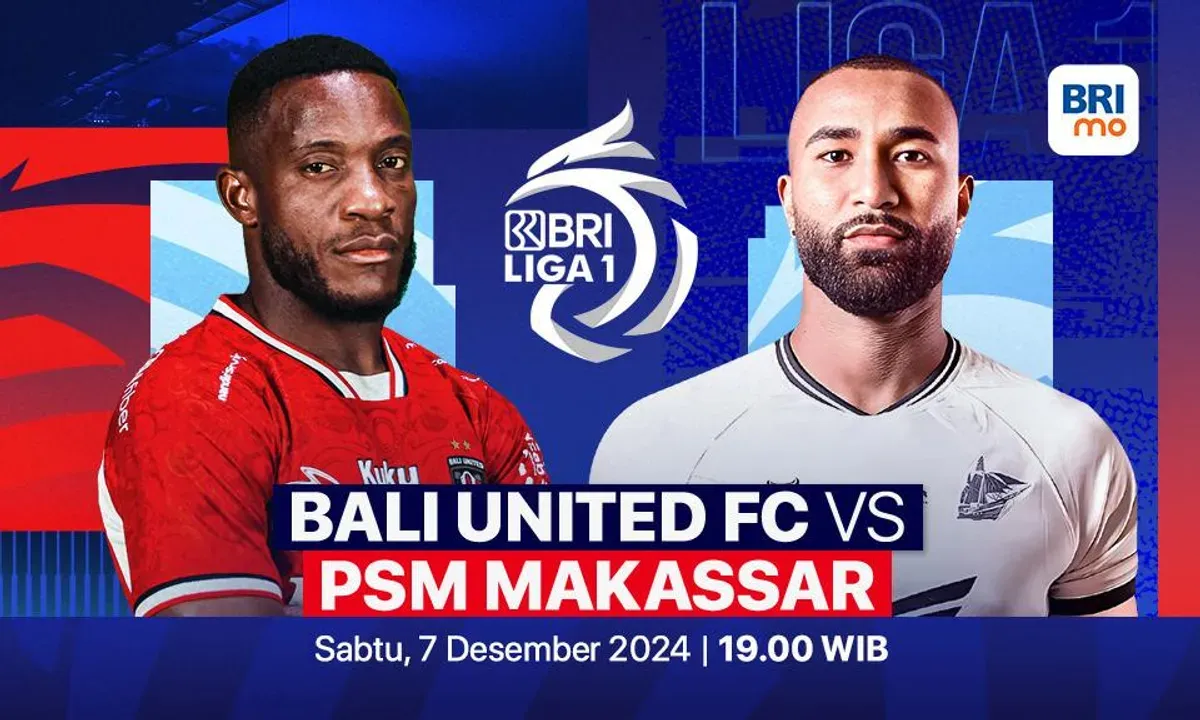 Link live streaming pertandingan Bali United vs PSM Makassar, pada pekan ke-13 Liga 1 2024-2025.  (Sumber: Vidio)