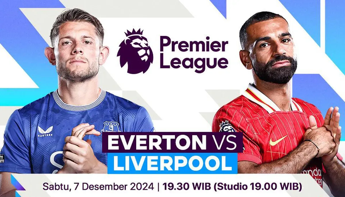 Streaming Everton vs Liverpool pada gameweek 15 Liga Inggris 2024-25. (Sumber: Vidio)