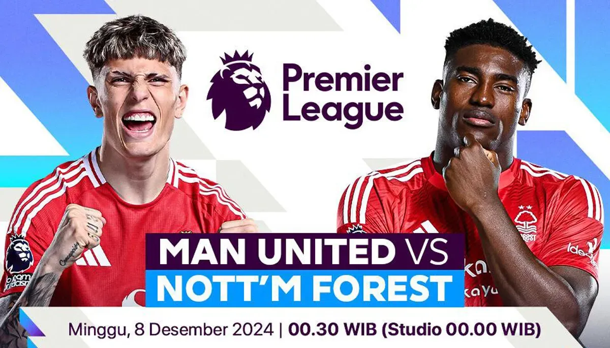 Link live streaming Manchester United vs Nottingham Forest. (Sumber: Vidio)