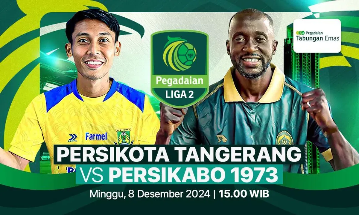 Link live streaming pertandingan Persikota Tangerang vs Persikabo 1973, pada pekan ke-14 Liga 2 2024-2025.  (Sumber: Vidio)