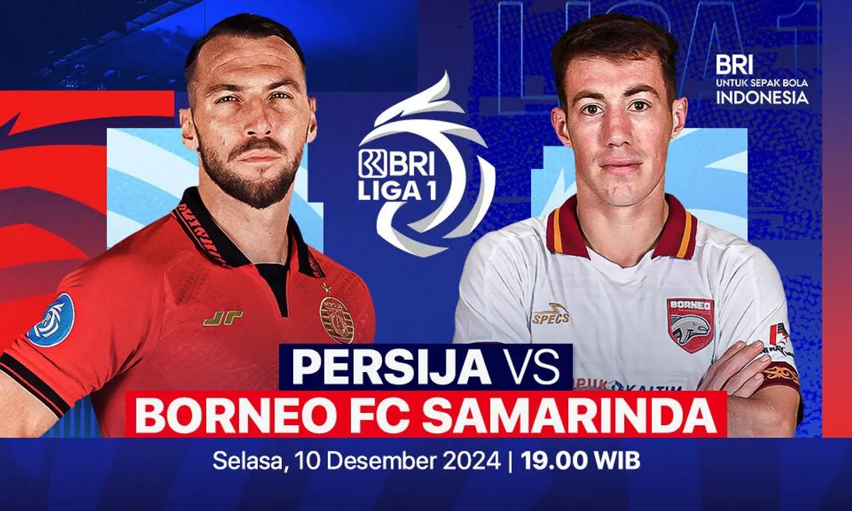 Susunan Pemain Dan Link Live Streaming Persija Vs Borneo Fc Selasa