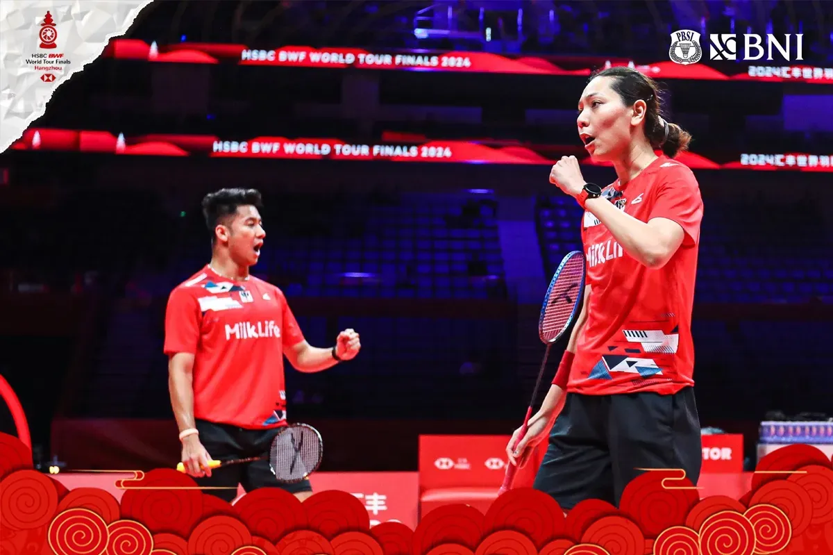 BWF World Tour Finals 2024: Goh/Lai vs Dejan/Gloria bisa disaksikan di link streaming ini. (Sumber: X/ INABadminton)