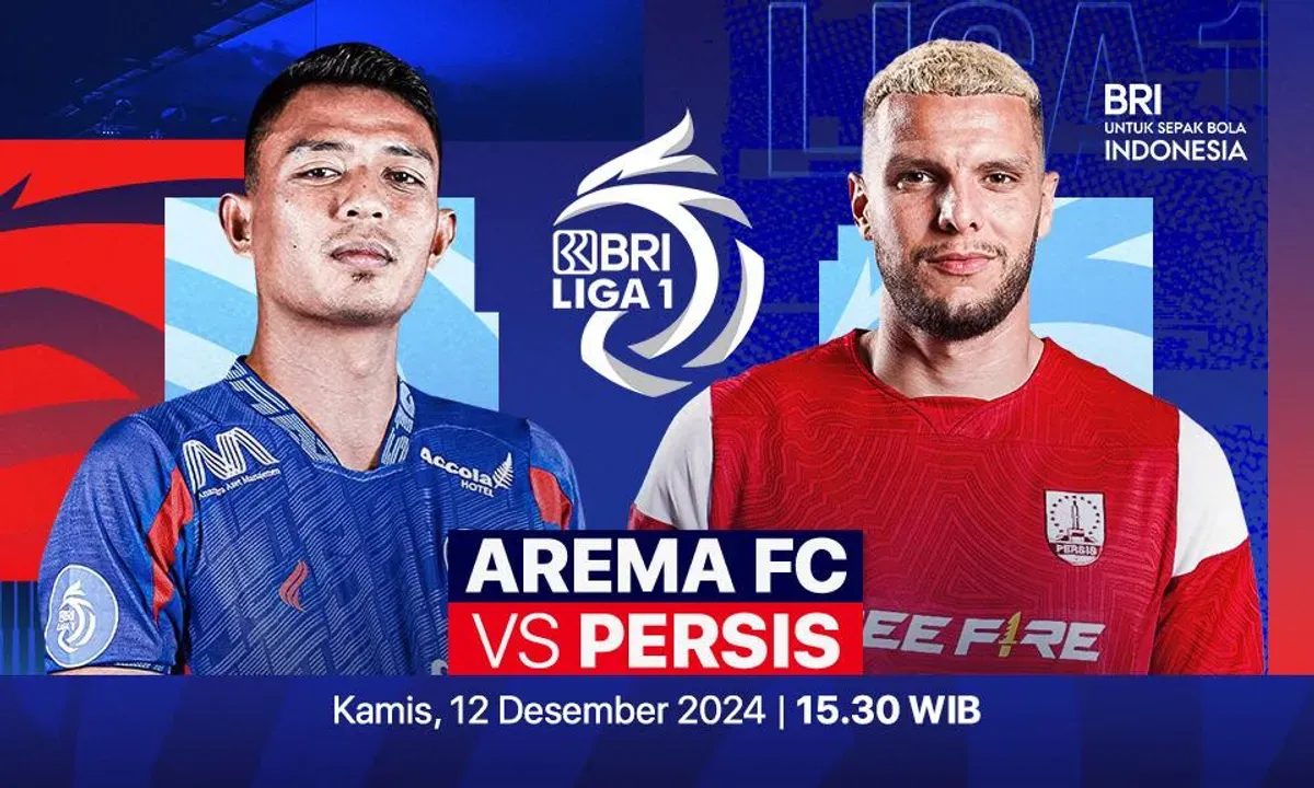 Link live streaming pertandingan Arema FC vs Persis Solo, pada pekan ke-14 Liga 1 2024-25. (Sumber:  | Foto: Vidio)