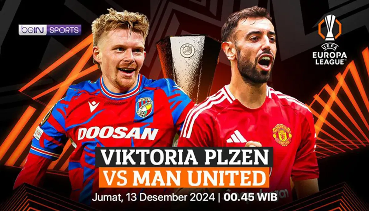 Streaming Viktoria Plzen vs Manchester United. (Sumber: Vidio)