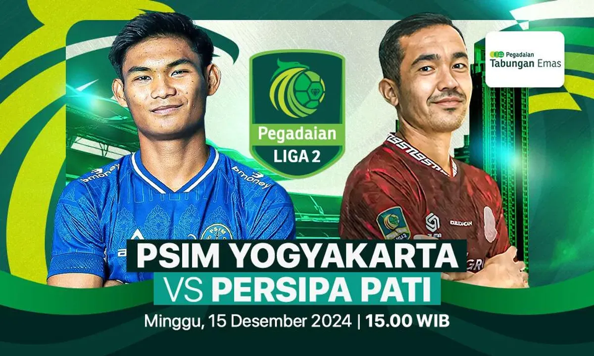 Link live streaming pertandingan PSIM Yogyakarta vs Persipa Pati, pada pekan ke-15 Liga 2 2024-2025. (Sumber:  | Foto: Vidio)