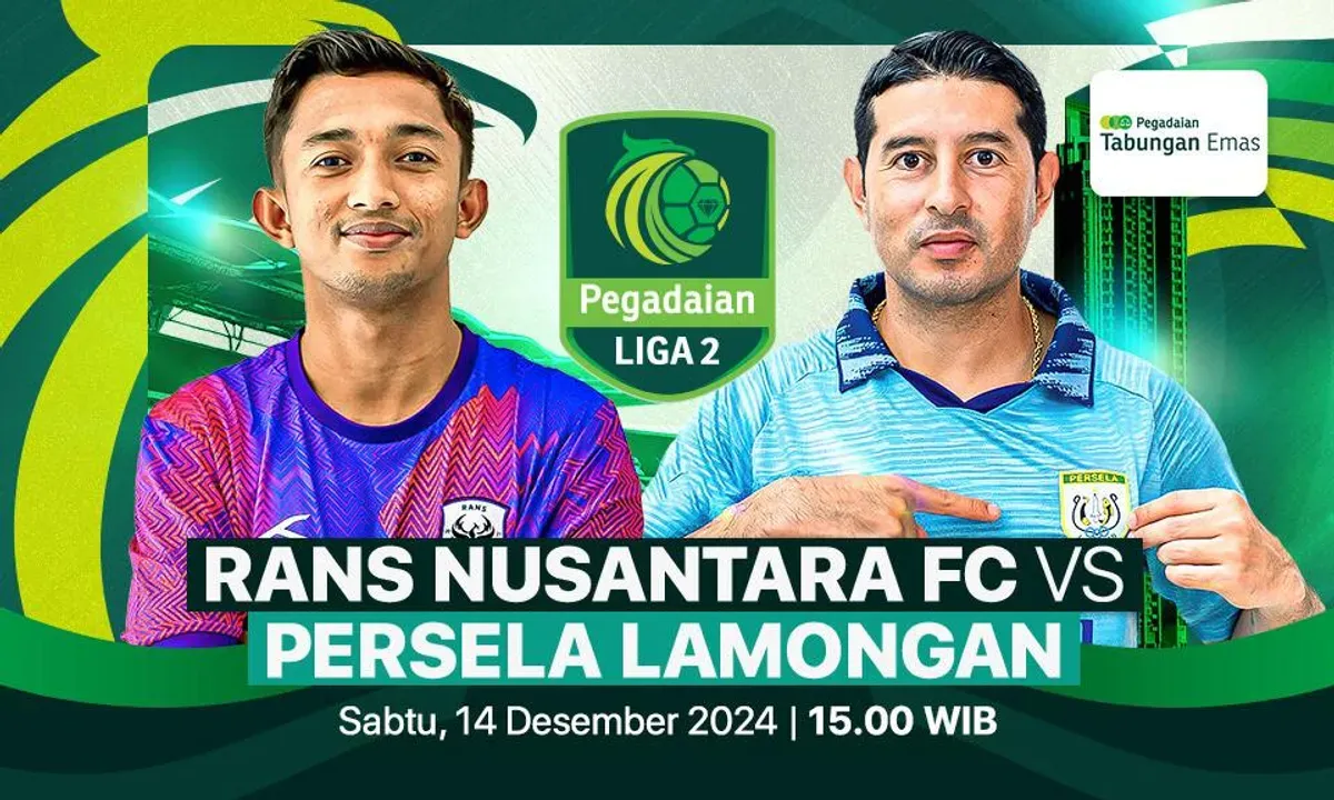 Link live streaming pertandingan RANS Nusantara FC vs Persela Lamongan, pada pekan ke-11 Liga 2 2024-2025. (Sumber:  | Foto: Vidio)