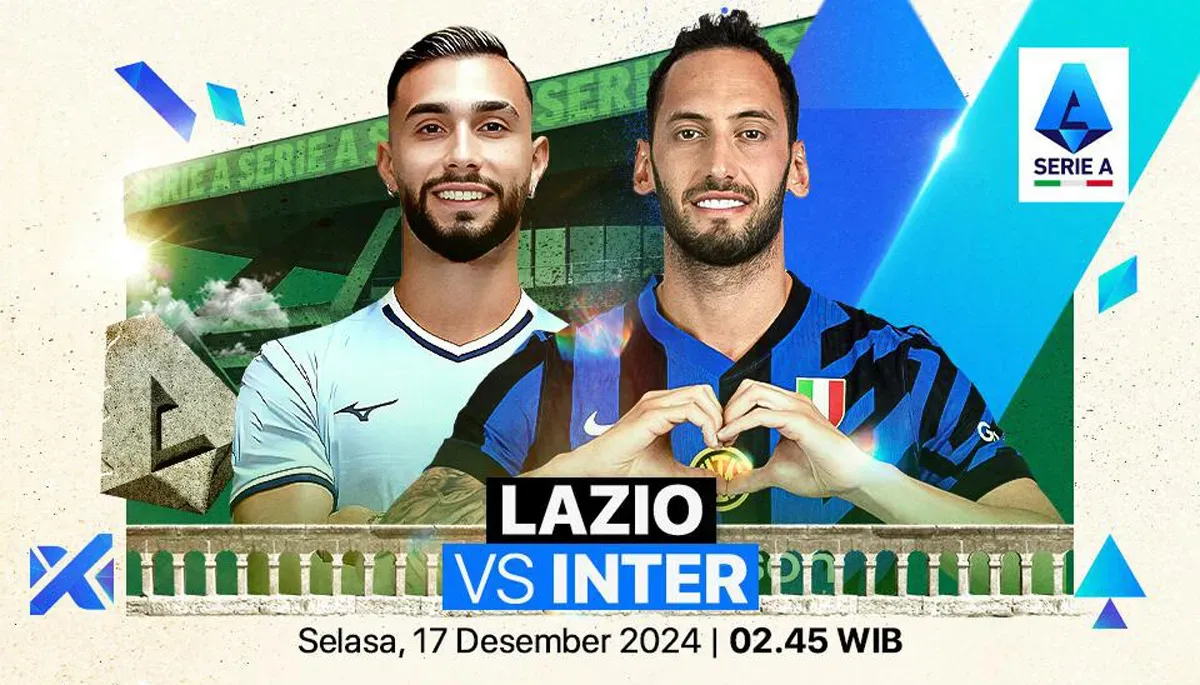 Info live streaming Lazio vs Inter Milan. (Sumber: Vidio)