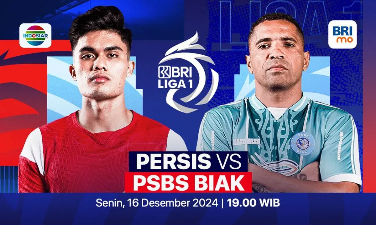 Link live streaming pertandingan Persis Solo vs PSBS Biak, pada pekan ke-15 Liga 1 2024-25. (Sumber:  | Foto: Vidio)