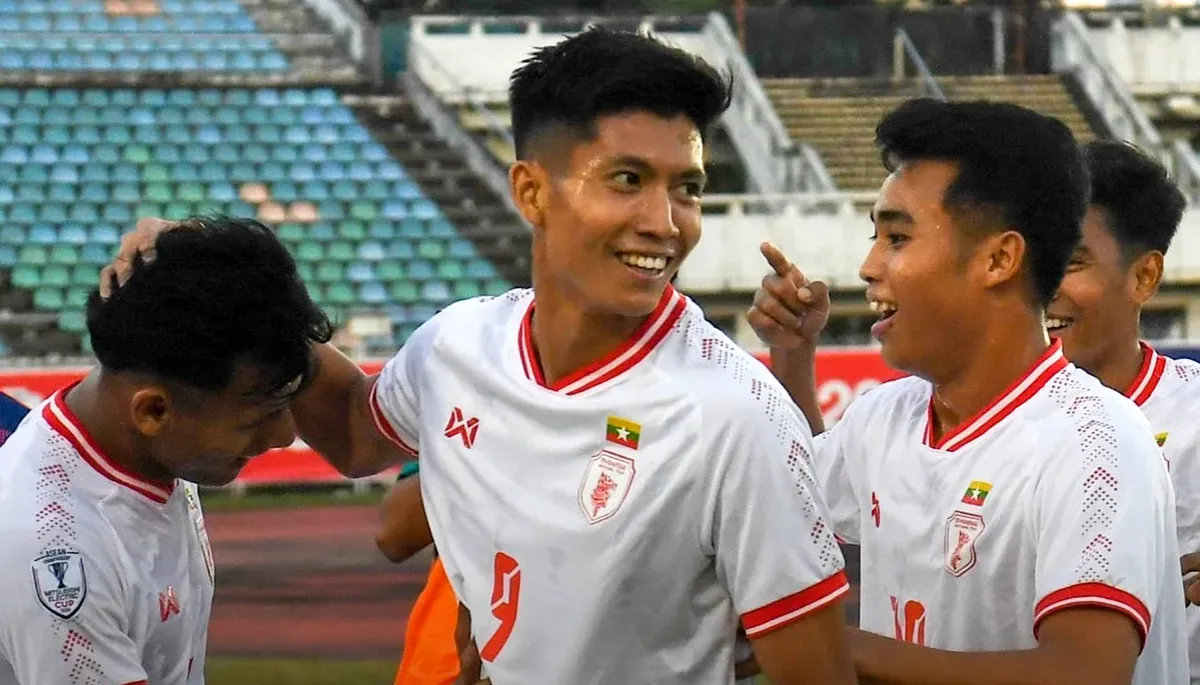 Myanmar meraih kemenangan dramatis atas Laos di laga Grup B PIala AFF 2024. (Sumber: Instagram @aseanutdfc)