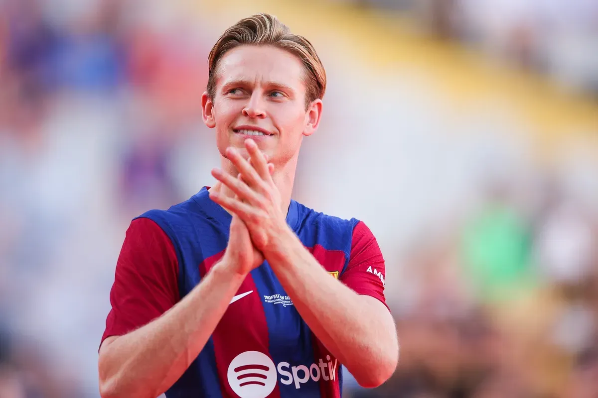 Frenkie de Jong mantap dilepas oleh Barcelona karena tak masuk dalam skema Hansi Flick. (Sumber: X/ Fabrizio Romano)