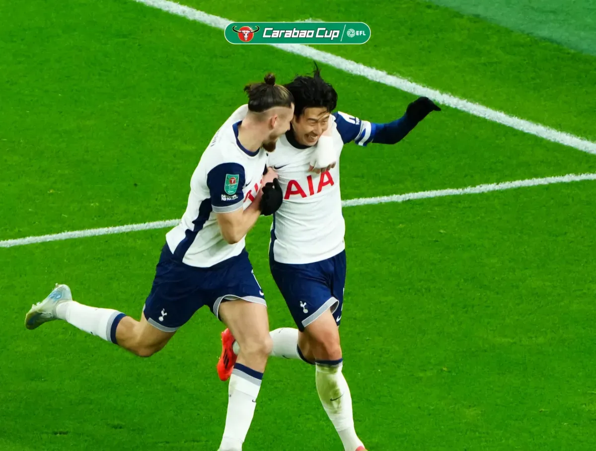 Perempat final Carabao Cup: Tottenham Hotspur atasi perlawanan mu dengan skor akhir 4-3  (Sumber: X/ Carabao_Cup)