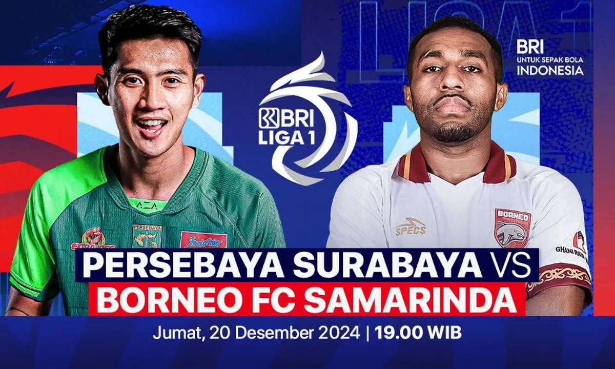 Starting Line Up Dan Link Live Streaming Persebaya Vs Borneo Fc Jumat