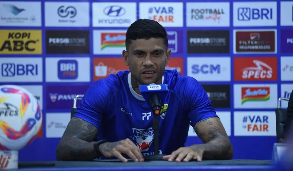 Penyerang Persib, Ciro Alves memberikan komentar jelang menghadapi Persita.  (Sumber:  | Foto: persib.co.id)