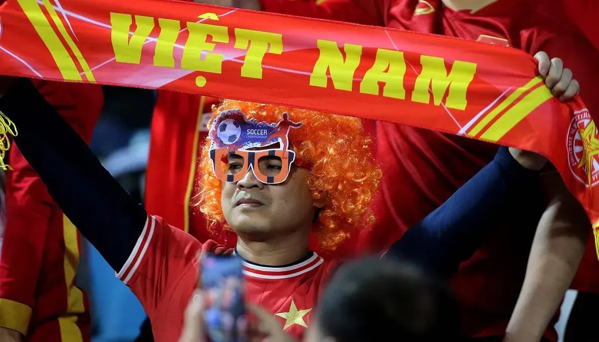 Suporter Timnas Vietnam akan memadati Stadion Viet Tri di laga leg kedua semifinal Piala AFF 2024 kontra Singapura. (Sumber: Instagram @bongdavn_)