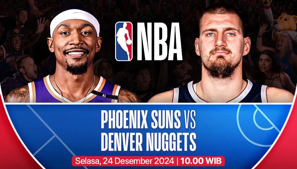 Link live streaming Phoenix Suns vs Denver Nuggets. (Sumber: Vidio)