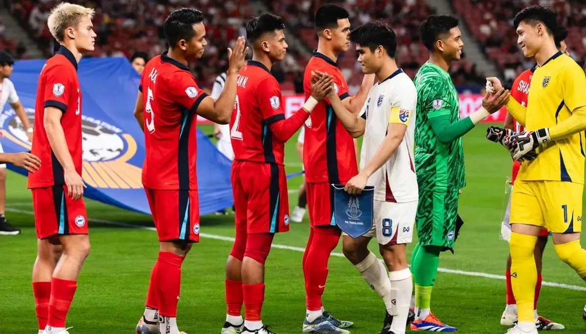 Timnas Singapura saat hadapi Thailand di penyisihan Grup A Piala AFF 2024. (Sumber: aseanutdfc.com)