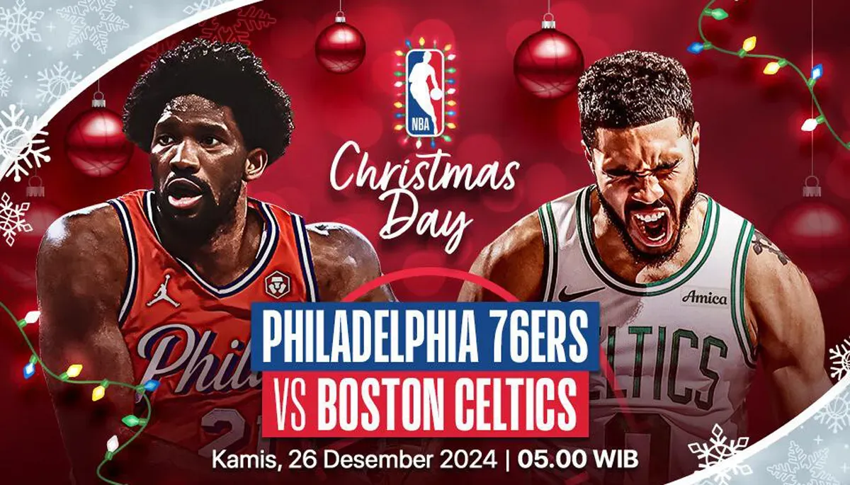 Link live streaming Philadelphia 76ers vs Boston Celtics. (Sumber: Vidio)