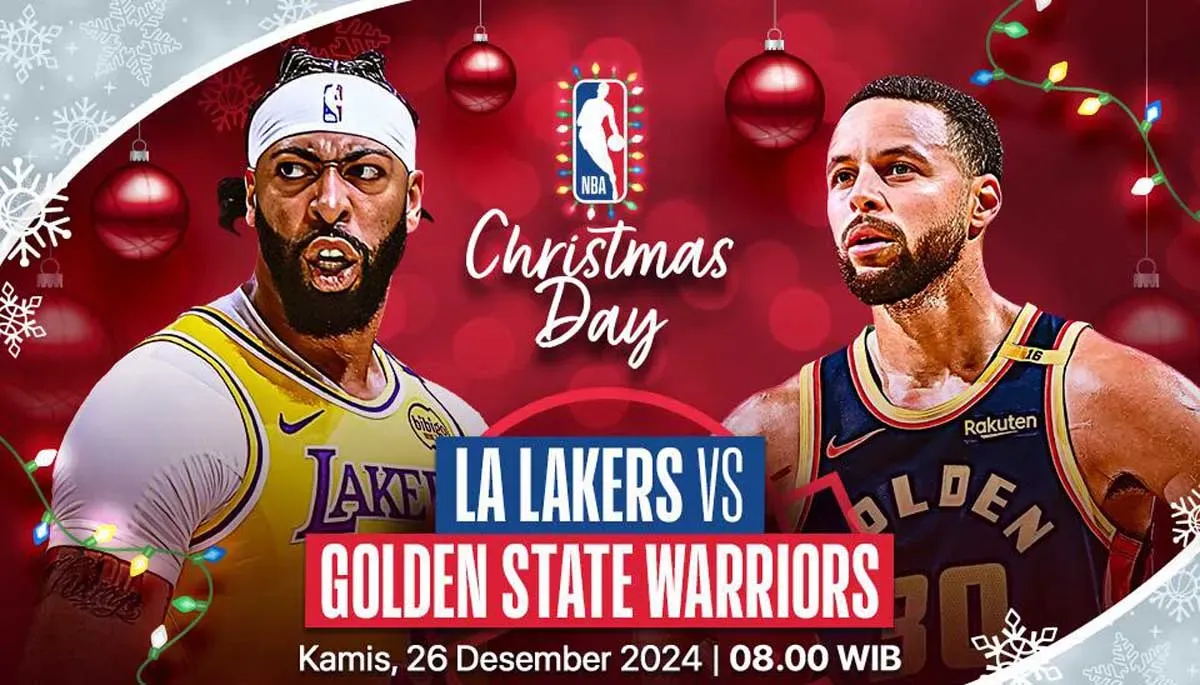 Streaming LA Lakers vs Golden State Warriors. (Sumber: Vidio)