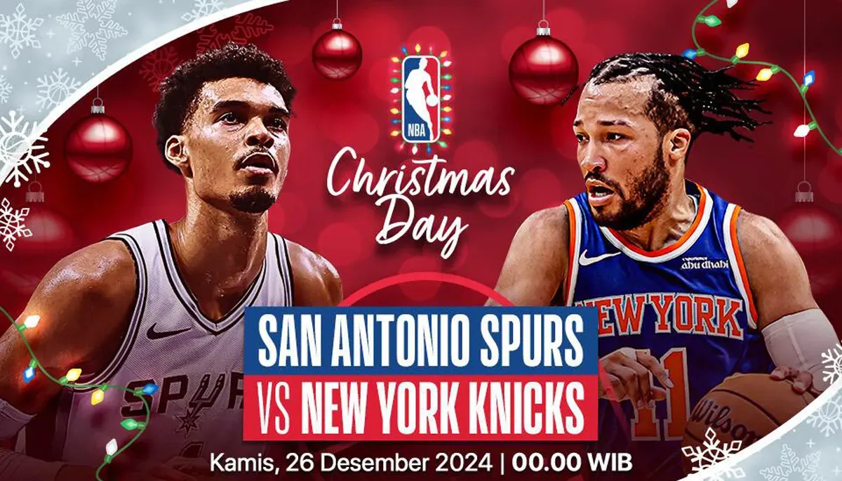 Link live streaming San Antonio Spurs vs New York Knicks. (Sumber: Vidio)