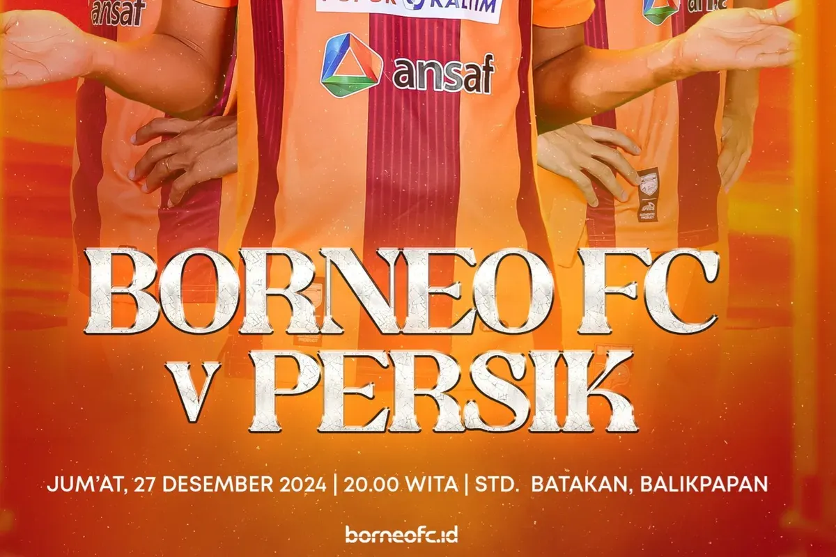 Jadwal pertandingan dan link live streaming Borneo FC vs Persik Kediri bisa anda cek di sini. (Sumber: X/ BorneoSMR)