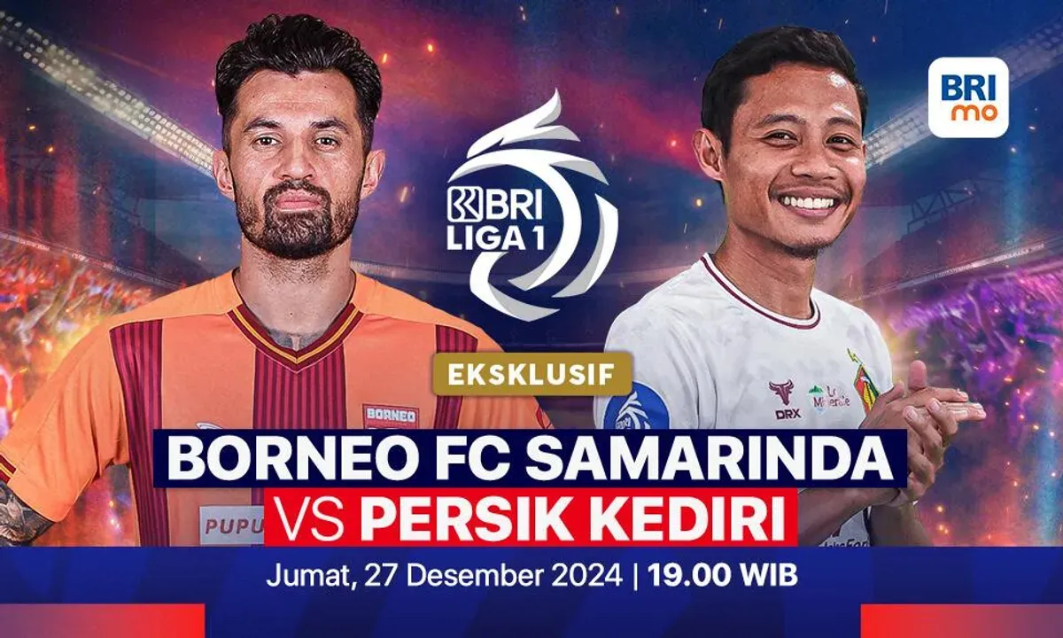 Link live streaming pertandingan Borneo FC vs Persik Kediri, pada pekan ke-17 Liga 1 2024-25. (Sumber:  | Foto: Vidio)