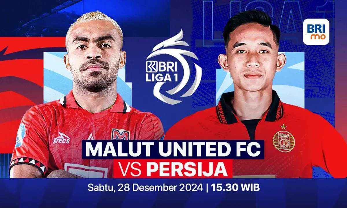 Link live streaming pertandingan Malut United vs Persija, pada pekan ke-17 Liga 1 2024-25. (Sumber:  | Foto: Vidio)