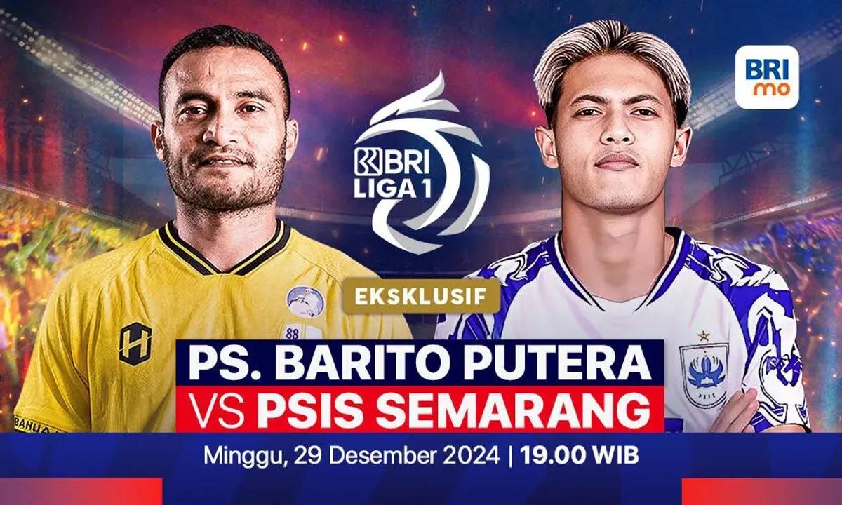 Link live streaming pertandingan Barito Putera vs PSIS Semarang, pada pekan ke-17 Liga 1 2024-25. (Sumber:  | Foto: Vidio)