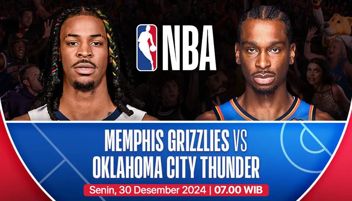 Link live streaming Memphis Grizzlies vs Oklahoma City Thunder. (Sumber: Vidio)