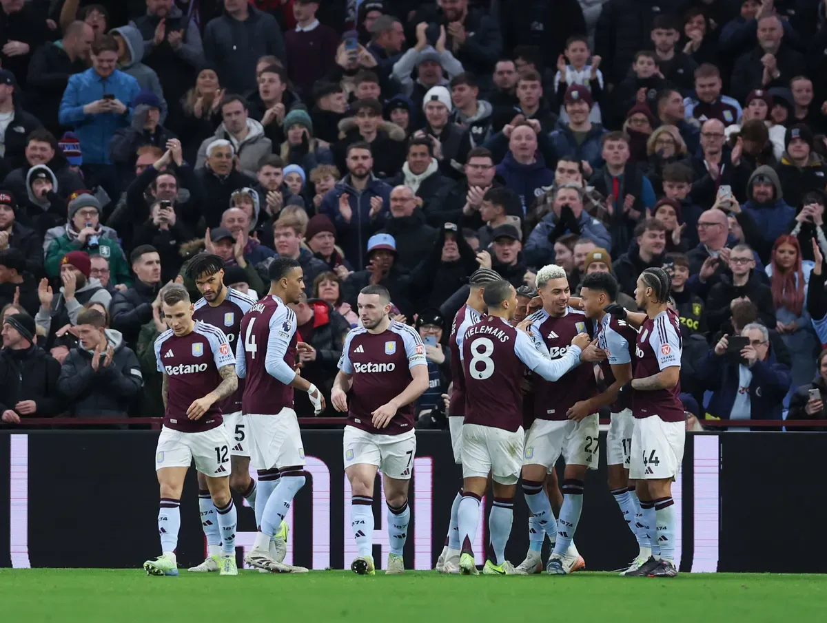 kemenangan Aston Villa sirna menyamakan kedudukan di akhir laga, skor akhir 2-2. (Sumber: X/ AVFCOfficial)