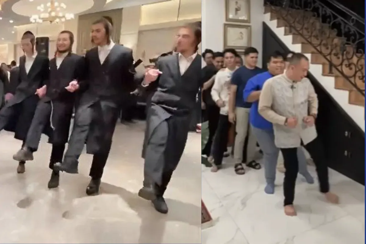 Letkajenkka, tarian rakyat Finlandia yang kembali populer di media sosial dipaki unutk joget bagi-bagi THR. Mirip tarian Yahudi?