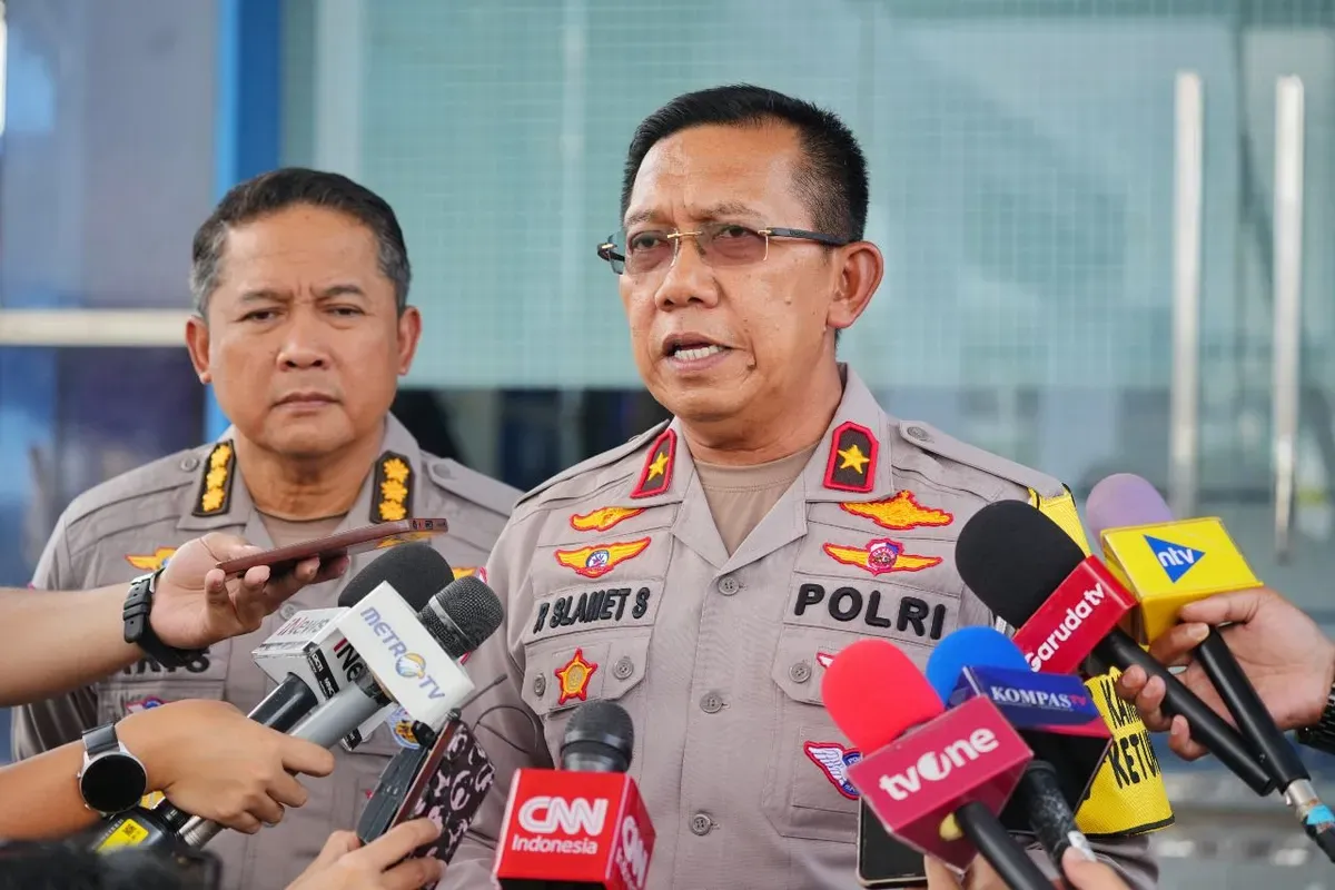 Direktur Penegakan Hukum Korps Lalu Lintas Polri, Brigadir Jenderal Polisi Raden Slamet Santoso. (Sumber: Dok. Korlantas Polri)