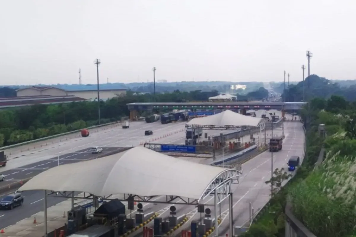 Sistem one way Tol Cipali arus balik lebaran 2025. (Sumber: pu.go.id)