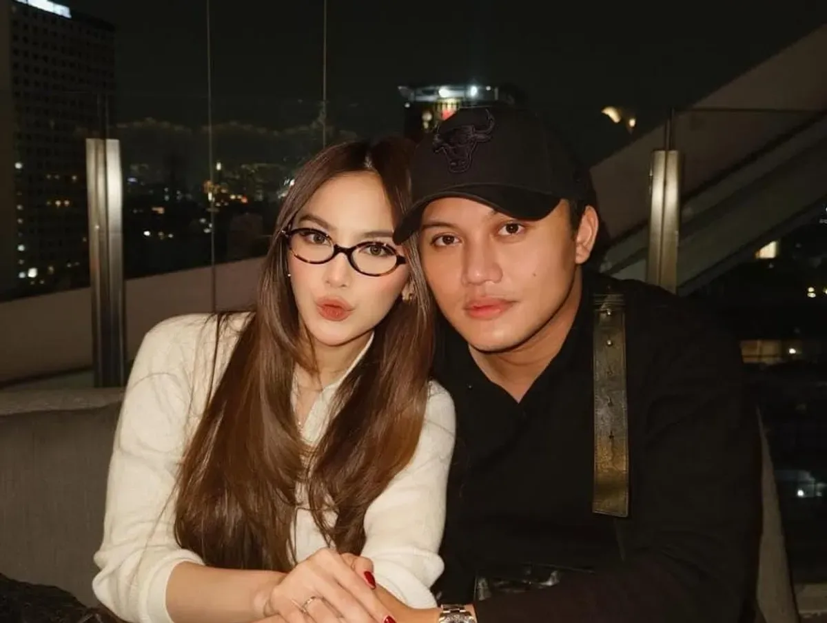 Rizky Febian dan Mahalini Terbawa Prahara Panas Lisa Mariana. (Sumber: Instagram @rizkyfebian)