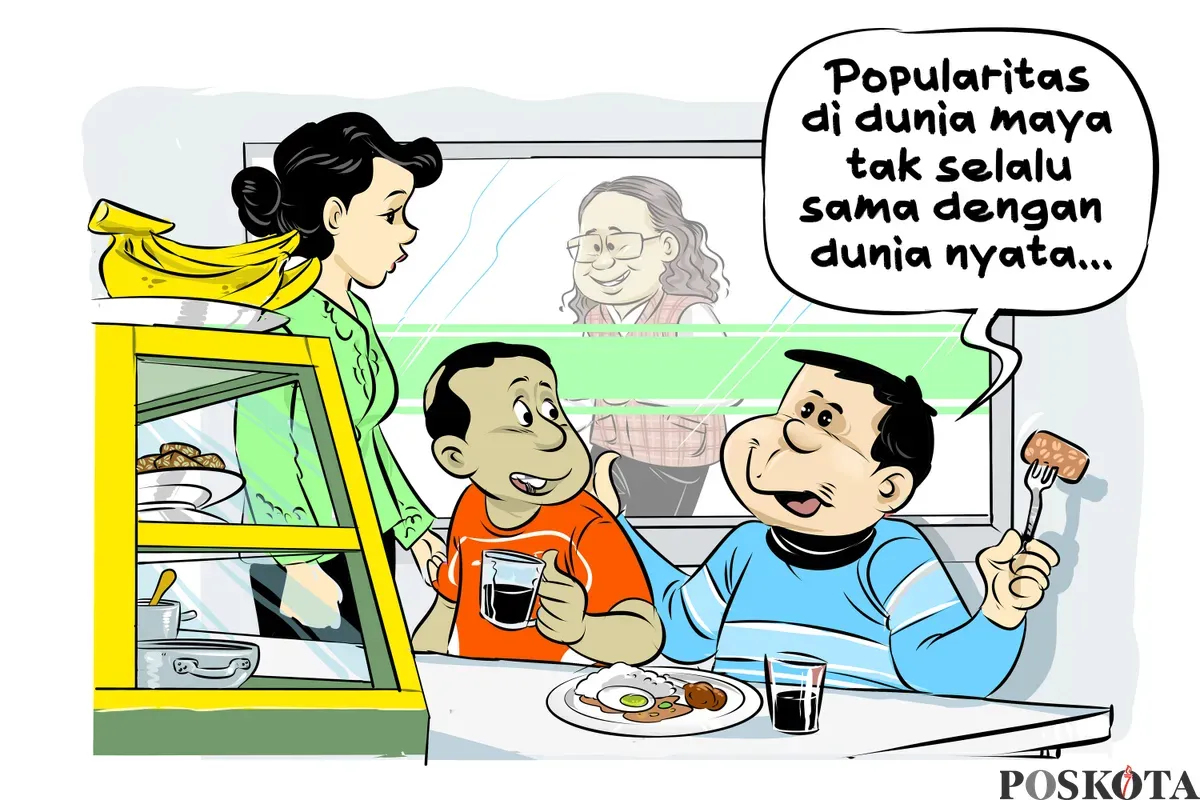 Obrolan Warteg. (Sumber: Poskota/Arif Setiadi)