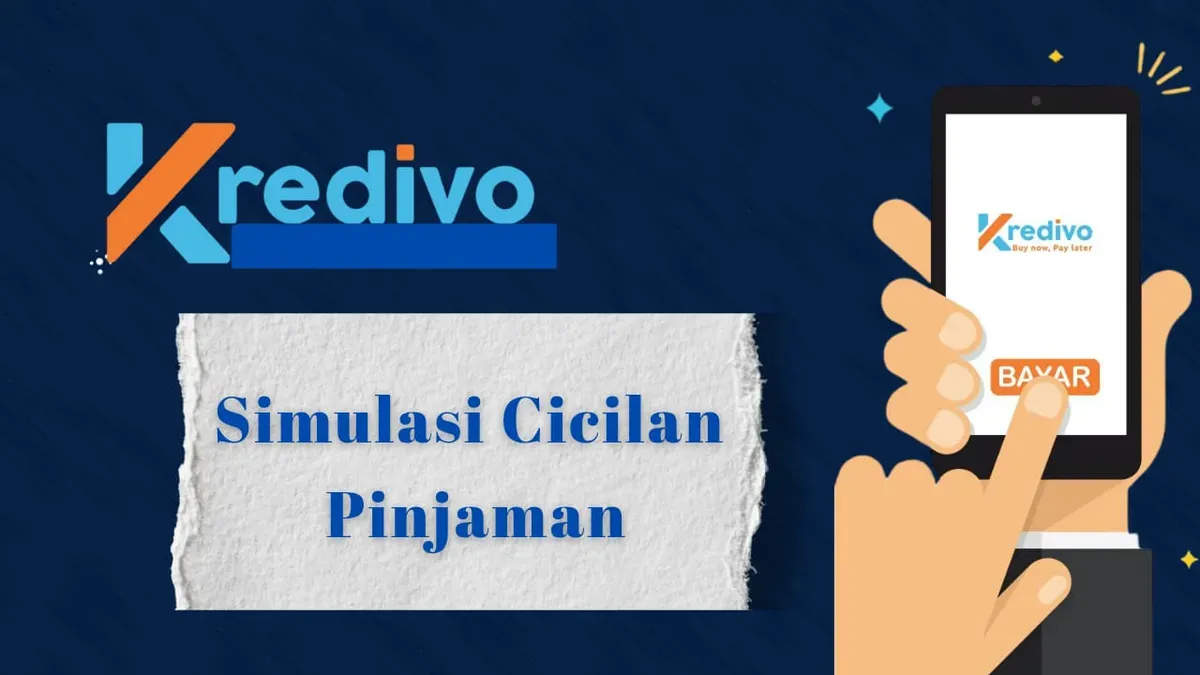 Simulasi cicilan pinjaman di Kredivo. (Sumber: Poskota/Risti Ayu Wulansari)