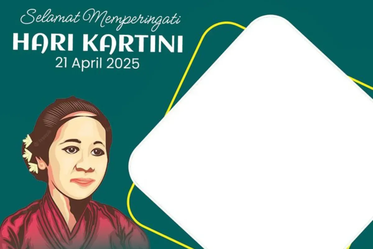 Link Twibbon Hari Kartini 2025 menjadi media kreatif memperingati perjuangan RA Kartini di era digital. (Sumber: Pinterest)