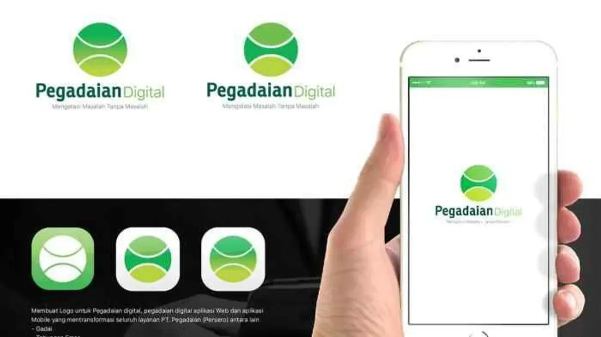 Ilustrasi penggunaan aplikasi Pegadaian Digital untuk menabung emas dengan modal terjangkau mulai dari Rp50.000. Cocok untuk investor pemula. (Sumber: Pinterest)