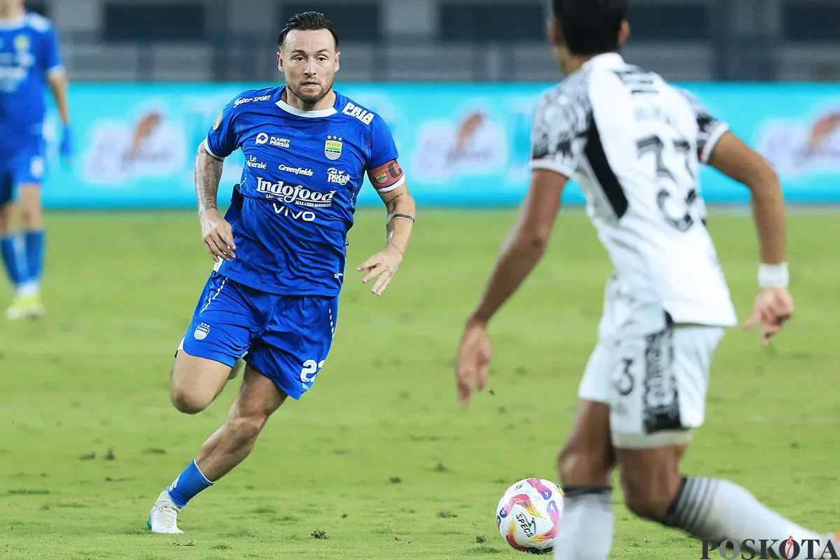 Pemain Persib, Marc Klok (Sumber: Poskota/Ade Mamad)