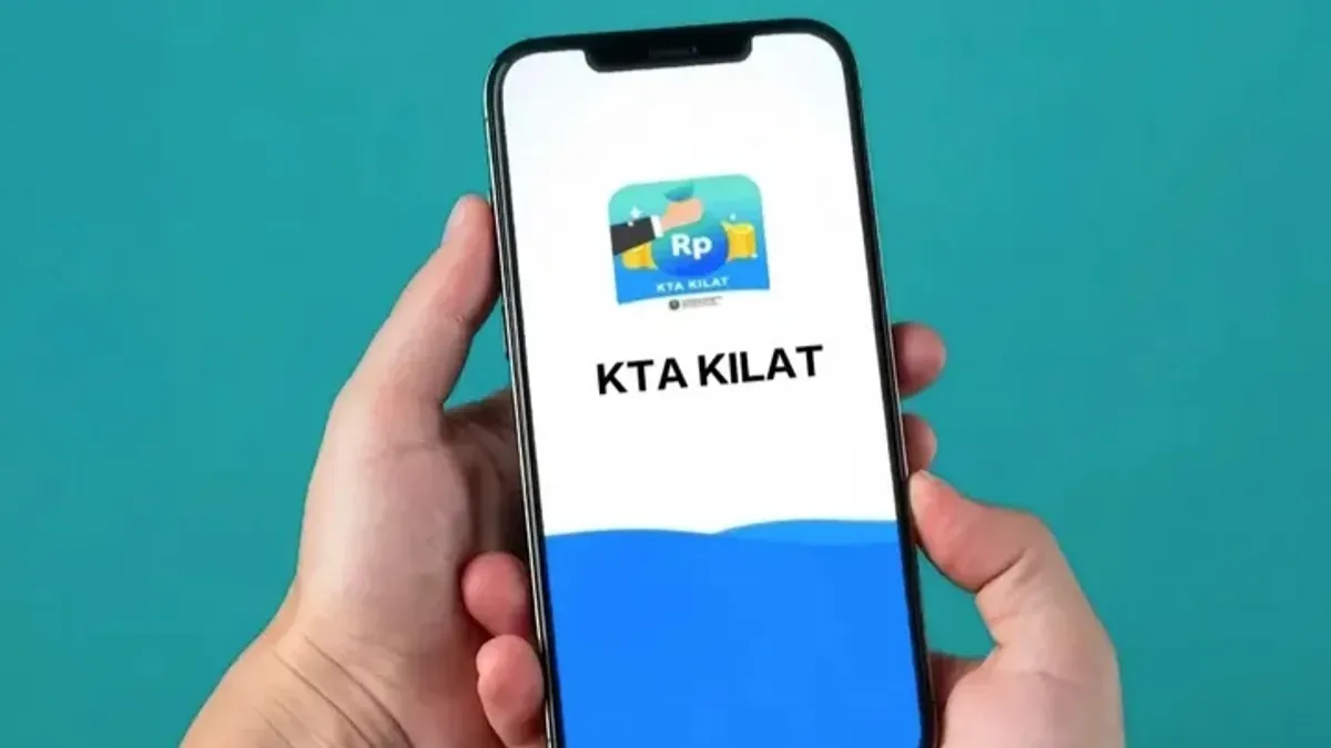 Aplikasi pinjol KTA KILAT. (Sumber: Instagram/@ktakilat.id.official)