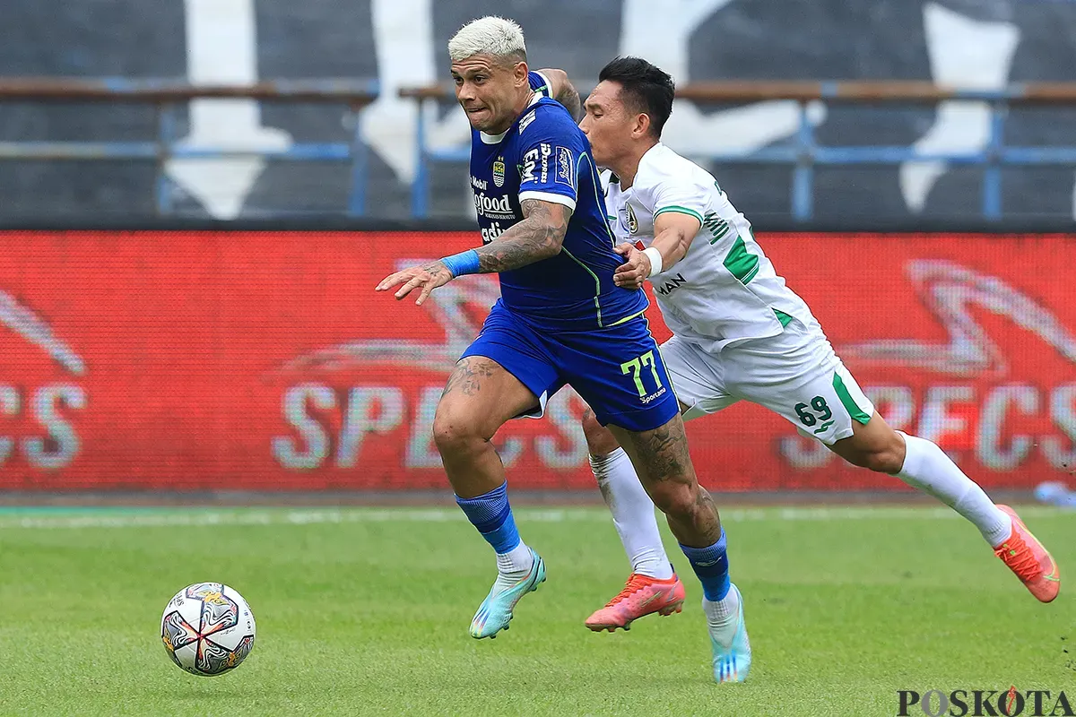 Penyerang Persib, Ciro Alves (Sumber: Poskota/Ade Mamad)