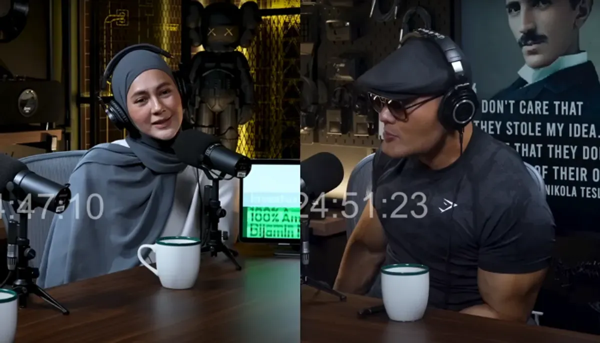 Paula Verhoeven curhat soal Baim Wong di podcast Close The Door Deddy Corbuzier. tapi enggan bahas isu KDRT. (Sumber: YouTube/Deddy Corbuzier)
