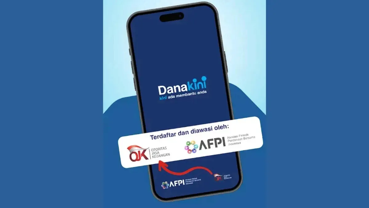 Tampilan aplikasi pinjol Danakini (Sumber: Play Store)
