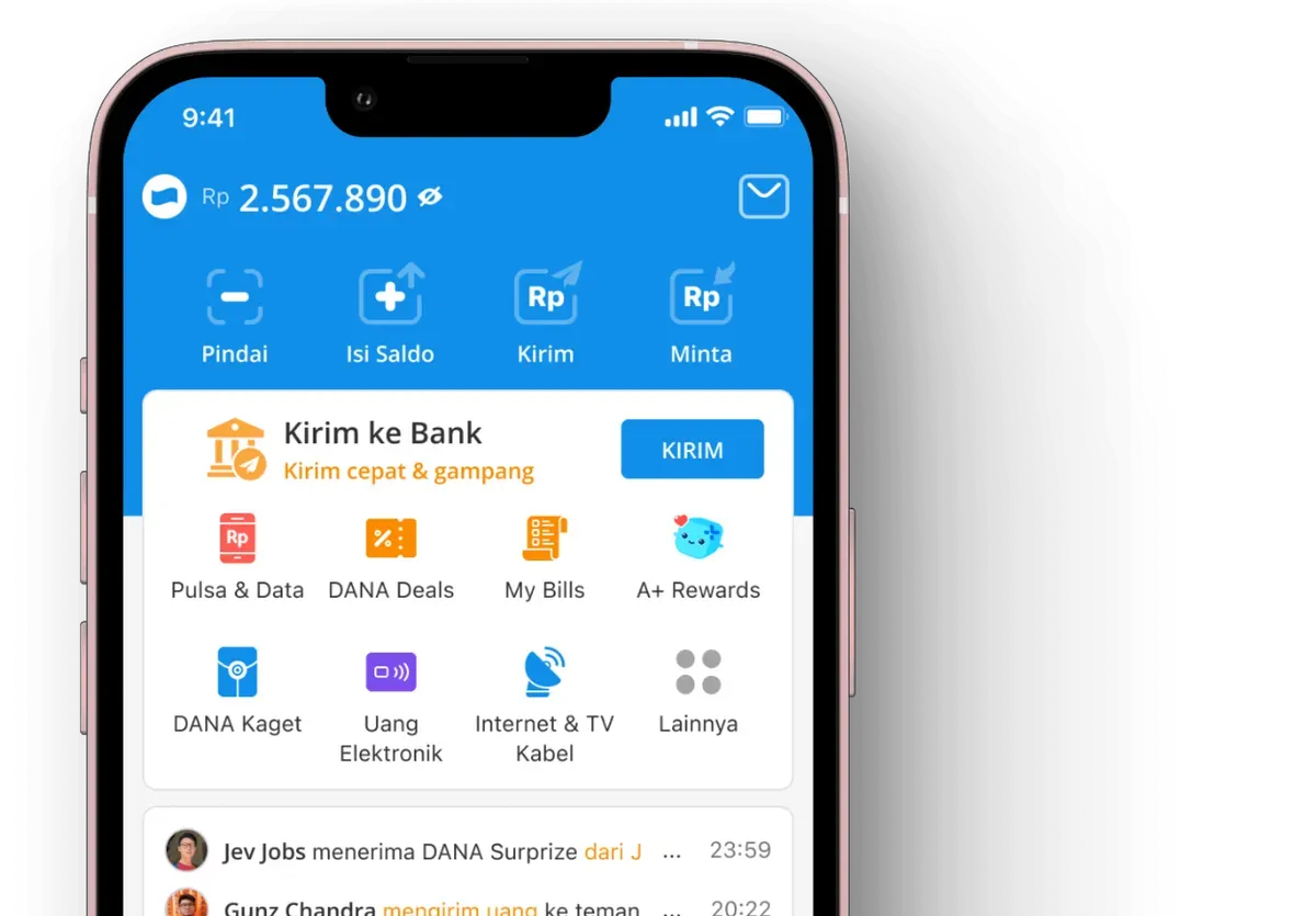 Cara Mengajukan Pinjaman Online Lewat Dana. (Sumber: dana.id)