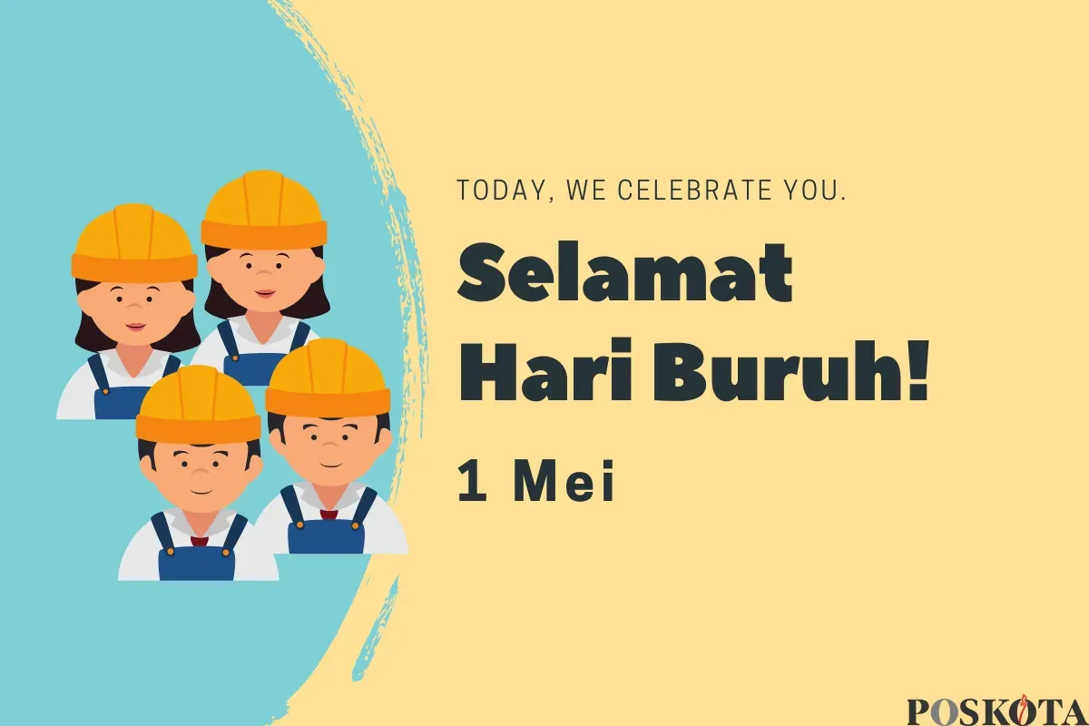 Twibbon Hari Buruh 2025 yang Diperingati Tiap 1 Mei Lengkap dengan Cara Pakainya (Sumber: Canva/Edited Muhammad Ibrahim)