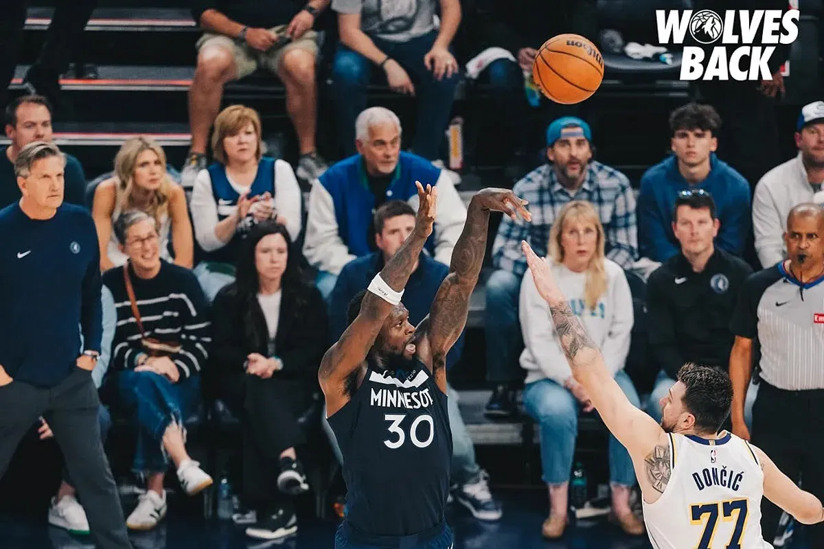 Hasil pertandingan playoff NBA 2024, Timberwolves vs Lakers. (Sumber: Instagram @timberwolves)