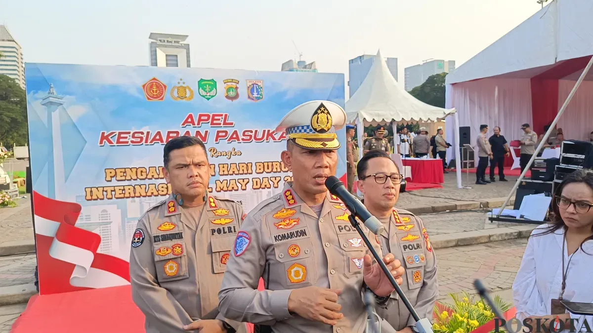 Direktur Lalu Lintas (Dirlantas) Polda Metro Jaya, Kombes Komarudin. (Sumber: Poskota/Ali Mansur)