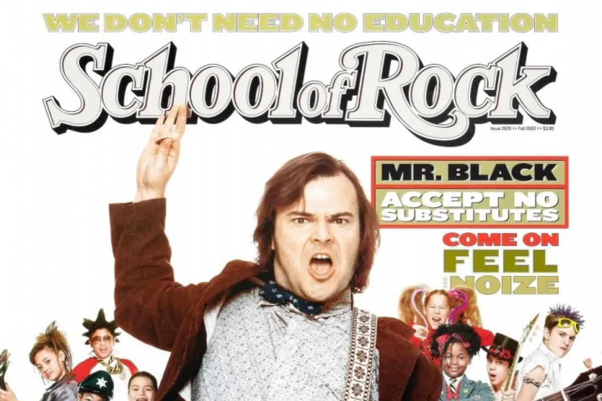 Ilustrasi OST film School of Rock. (Sumber: X/@igormirandasite)