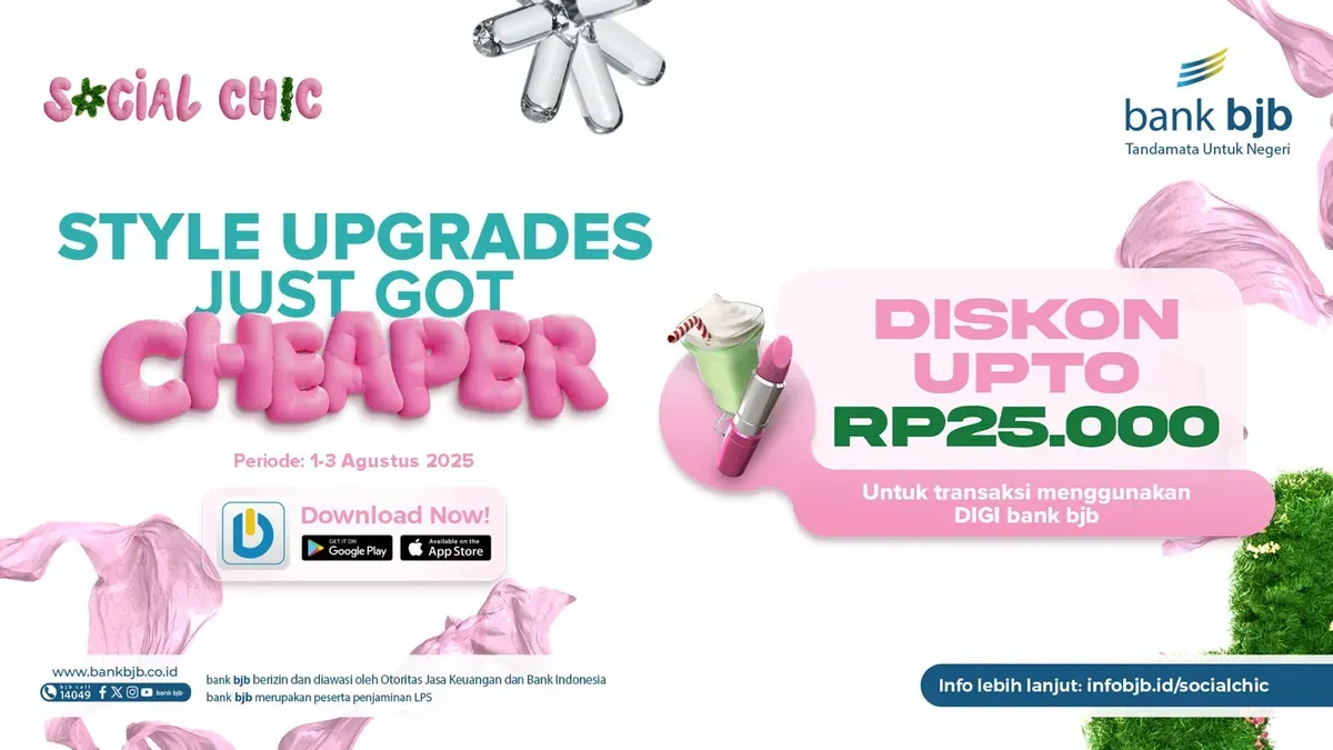 Social Chic Jakarta dari bank bjb Digelar di Stadion Madya Gelora Bung Karno pada 1–3 Agustus 2025. (Sumber: Dok. bank bjb)
